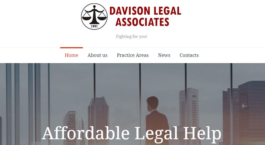 davison legal website